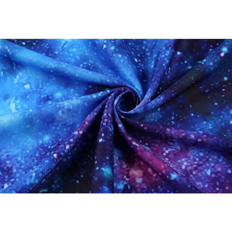 Fashion 3D Star Print V-Neck Sleeveless Long Maxi Comfortable Dress Lightweight High Recognition Elegant with Flattering Chic Dress for Party