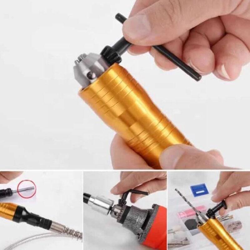 Engraver Flexible Shaft 6mm Flex Shaft Handpiece Power Tool Electric Drill Handle Chuck Separate Mini Grinder Accessories