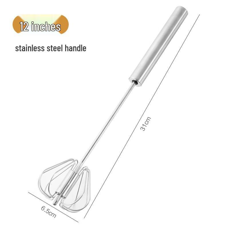 ZISIZ Stainless Steel Semi-Automatic Whisk