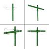 20 Peças Conector Clip Gancho Treliça de Planta Suporte de Horta Vegetal Uva Videira Fixador Fivela de Fixação Planta Gramado Para Estufa