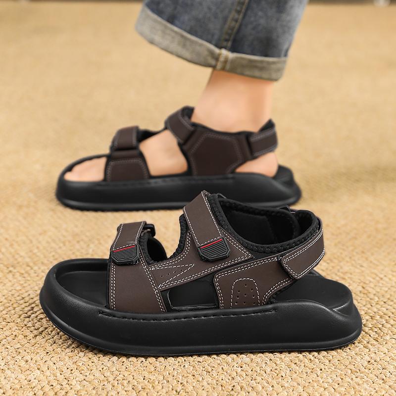 Fashion CYYTL Mens Summer Sandals Casual Shoes Beach Sneakers Outdoor Walking Comfort Luxury Designer Fashion Sport Breathable Leather