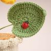 Room Decor Knitted Flower Friend's Gift Artificial Sunflower Pot Crochet Sunflower Potted  Home