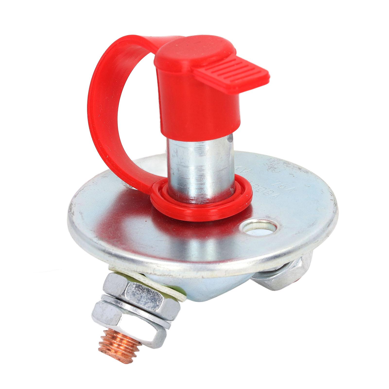 

Battery Disconnect Switch 38mm Battery Cut Off Isolator Power Kill Switch for Vehicle Boat DC1224V