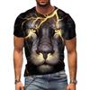 Bold Skull Graphic Short Sleeve T-Shirt, Edgy Streetwear For Men