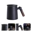 1 Set Ceramic Tea Cup With Lid Water Separation Filter For Office Home Travel Coffee Shop Restaurant Use Filter Cup Fine Process