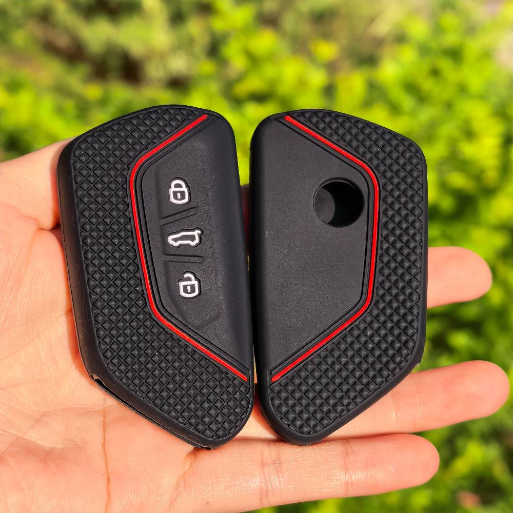 New Car Key Case Cover For Vw Volkswagen/Golf 8 Mk8 Id.3 Id.4 /Cupra/Skoda/Octavia A8/Seat/Leon Mk4 /Formentor/Tarraco