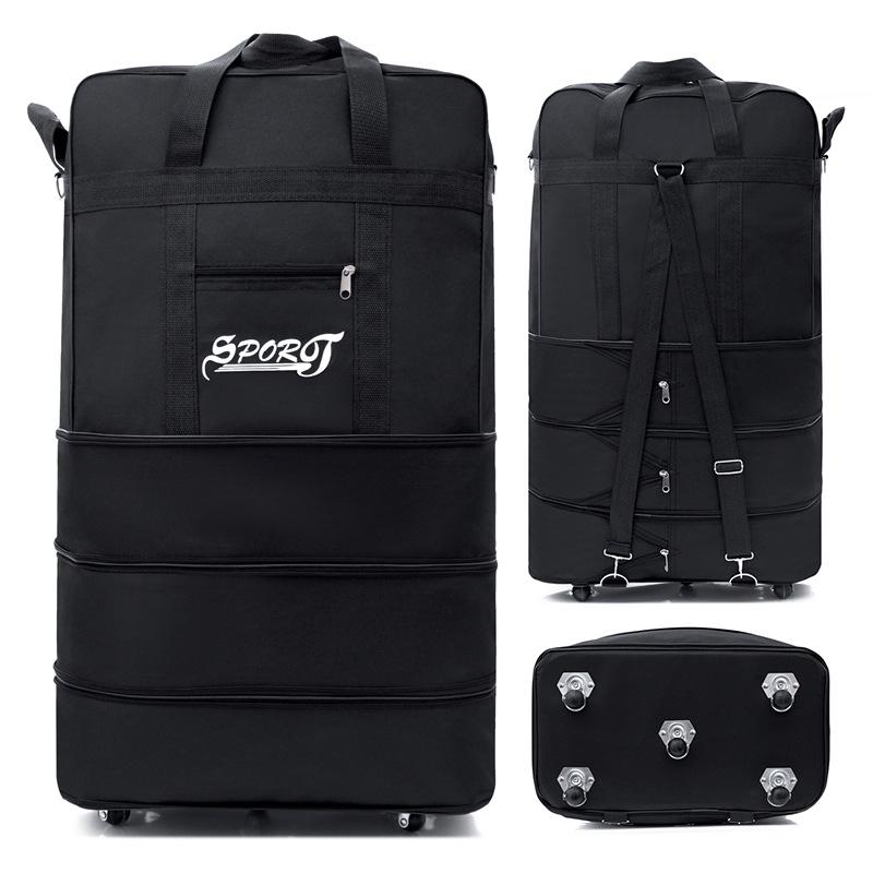 Universal Expandable Wheeled Luggage: Extra-Large Capacity Travel & Study Abroad Bag