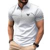 Men's Short Sleeve Polo Shirt, Slim Fit Casual Top, Comfortable & Versatile