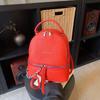 New 2026 Korean Style Pu Women's Backpack Fashionable Large-capacity All-matching Student Bag Simple Travel