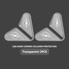 For Opel CorsaCar Door Corner Anti-collision Protective Silicone Guard Protector For Opel Meriva Mokka Grandland Vectra Zafira Vivaro Antara