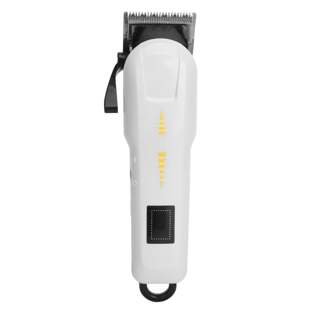 Electric Hair Clipper USB Rechargeable Curved Hair Grooming Trimmer with 4 Guide Combs