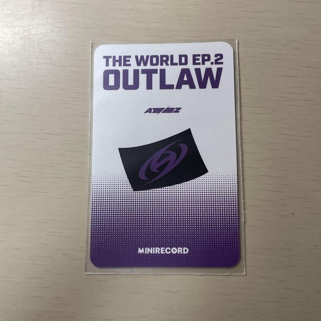 [USED] ATEEZ Seonghwa Mini Record Lucky Drop Trading Card