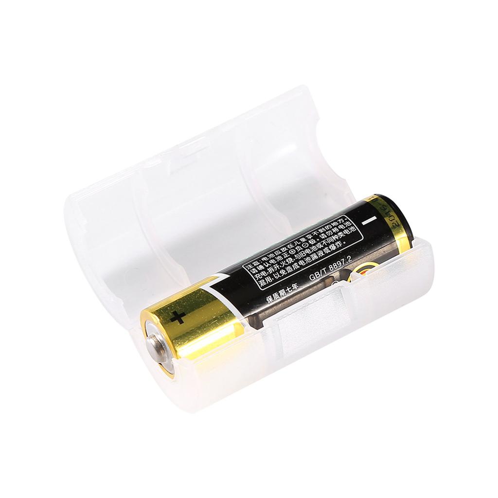 4 Pack AA To Size C Battery Adapters Holder Switcher Converter Cases Box White