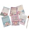 Office School Supplies Ins Cartoon Girl Note Cute Girl Korean Version Message Student Plan Lovely Memo Pad  Kawaii Stationery