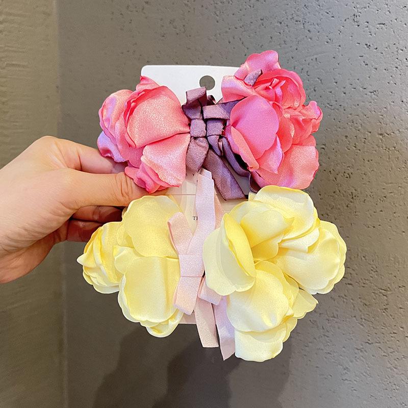 Korean Bow Hair Clip for Girls - Princess Style Cute Fairy Hair Accessory