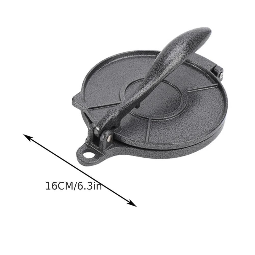 1 stück Tortillapresse 6,3 Zoll DIY Manuelle Mais Aluminiumlegierung Tortillas Pressmaschine Gusseisen Hausgemachte Pfannkuchen Küchenwerkzeuge