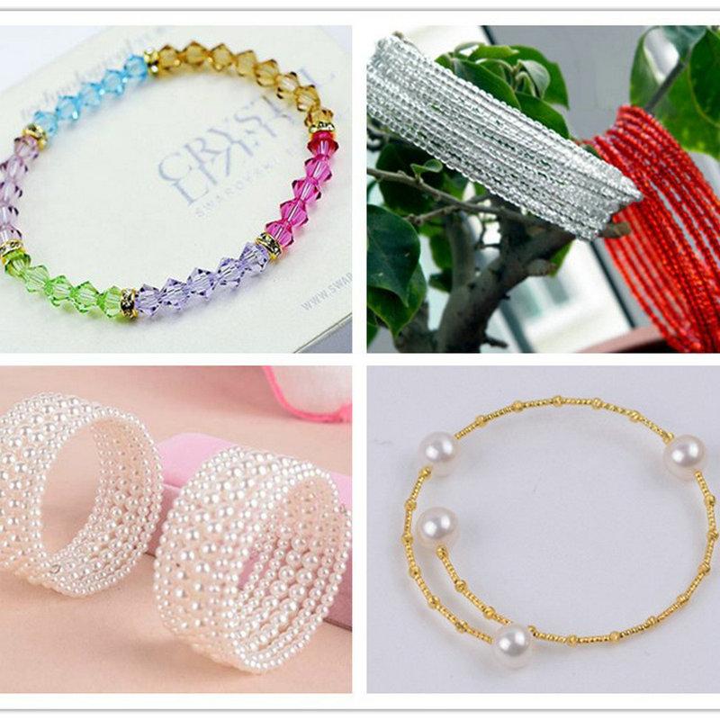 100 Loops Jewelry Memory Wire Beading Wire for Necklace Bracelet Earring Craft Making Supplies 0.6mm Stainless steel Metal Coil