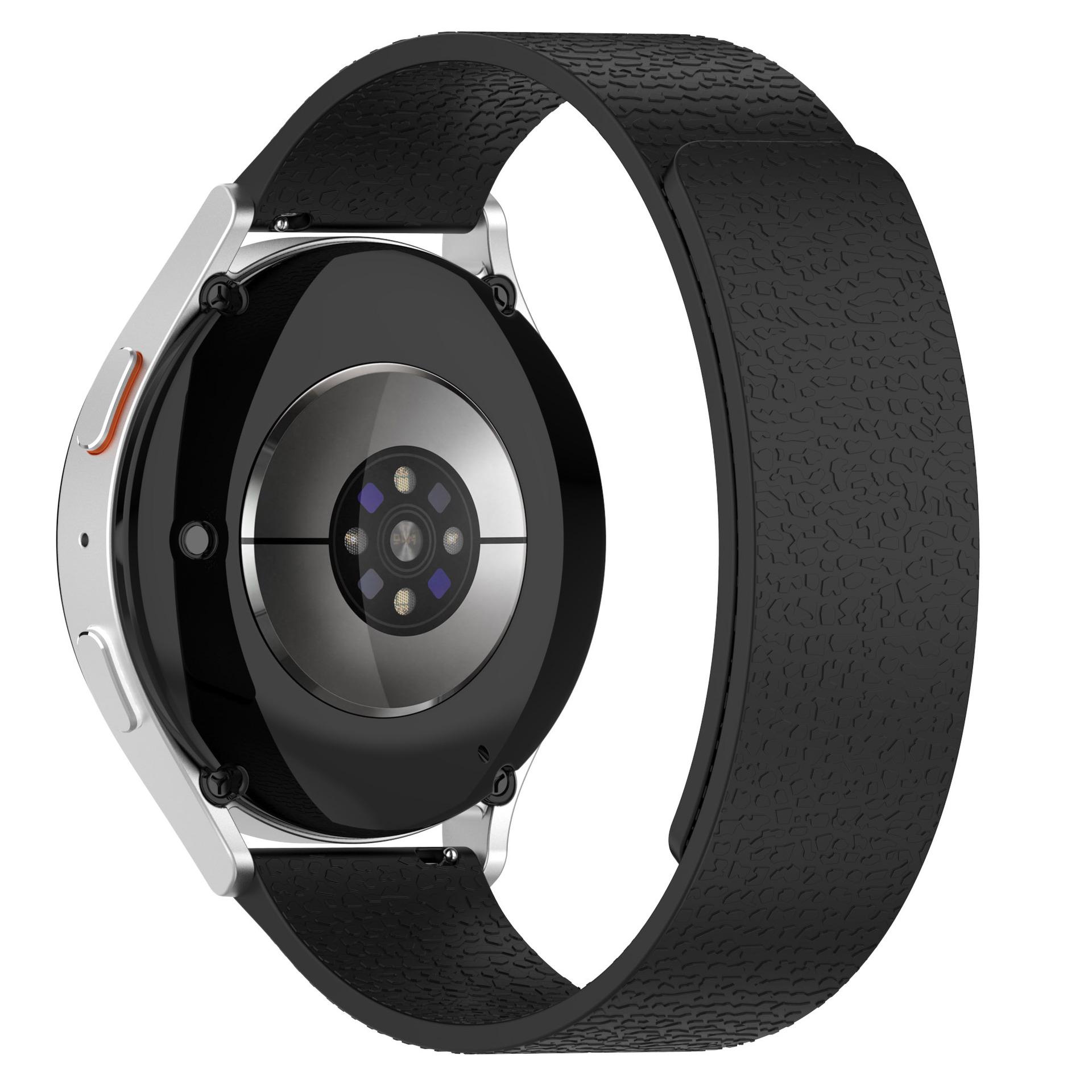 

18mm 20mm 22mm Magnetic Silicone Band for Huawei GT5 Pro 42/46mm GT4/5 41mm Sports Men Straps For Samsung Galaxy 7 6 5 44mm 40mm 22mm чёрный