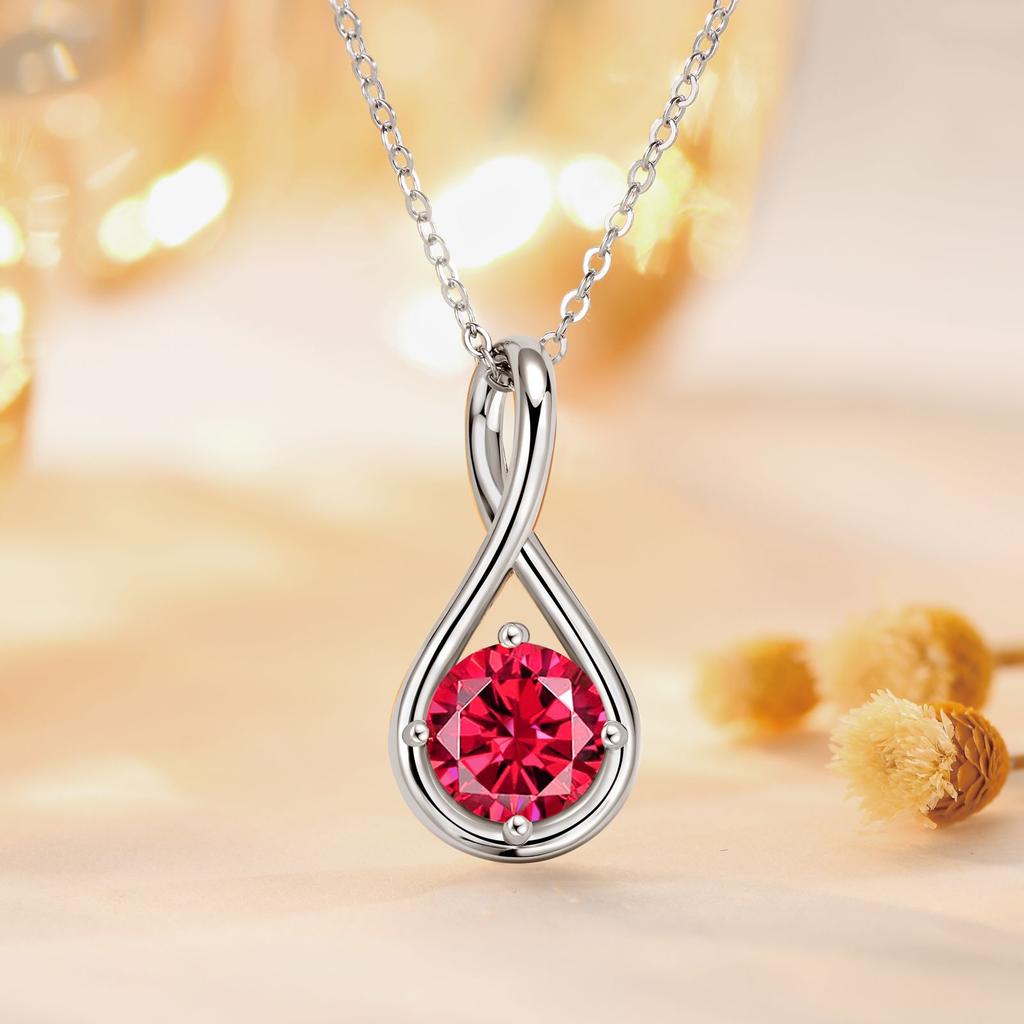 S925 Sterling Silver Women's Necklace Trendy Zircon Cross Pendant Birthday Gift European American