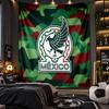 Wall Hanging Tapestry Mexico Football Print Cloth for Living Room Bedroom Home Decor