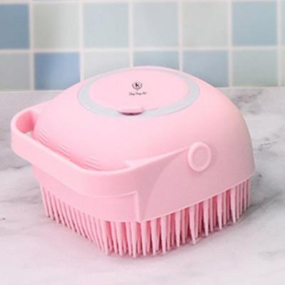 Dingdong Pet Brosse Shampoing pour Animaux, Rose, 1 Pièce, Shampoing coréen pour animaux