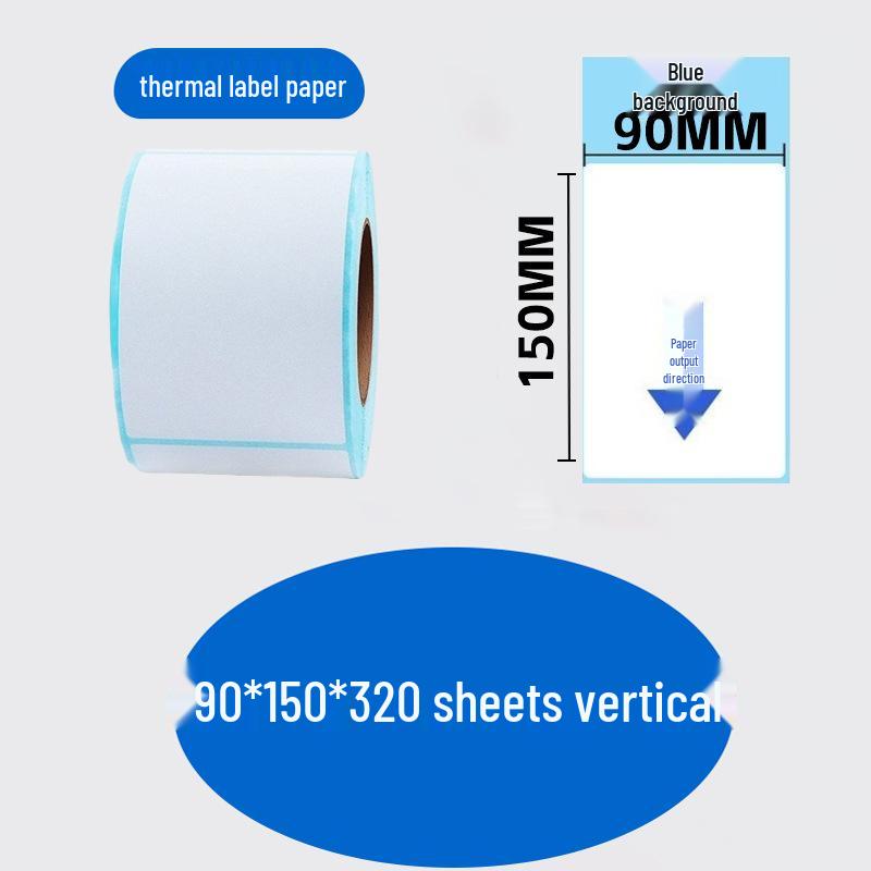 Durable Self-Adhesive Thermal Label Paper for Electronic Scales - Barcode Stickers (Sizes: 80x60, 50x40, 30)
