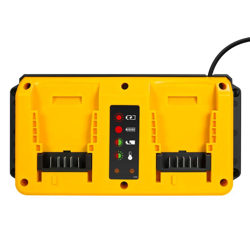 

90W Fast Dual Charger Replacement for Dewalt 12V 14.4V 18V 20V Lithium-Ion Battery DCB206 DCB205 DCB204 DCB203 DCB120 Charger US