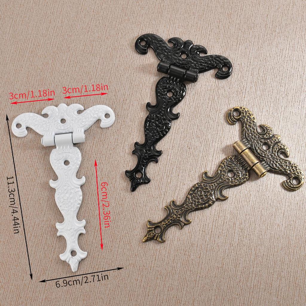 Antikes Bronze Zinklegierung Scharnier für Holzkisten - Europäischer Retro-Stil Heimwerkerzubehör