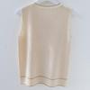 WTEMPO White Camisole Vests for Women Spring Autumn Suits Base Bottoming Shirts Backless Sleeveless Ice Silk Knitted Tops