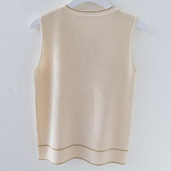 WTEMPO White Camisole Vests for Women Spring Autumn Suits Base Bottoming Shirts Backless Sleeveless Ice Silk Knitted Tops