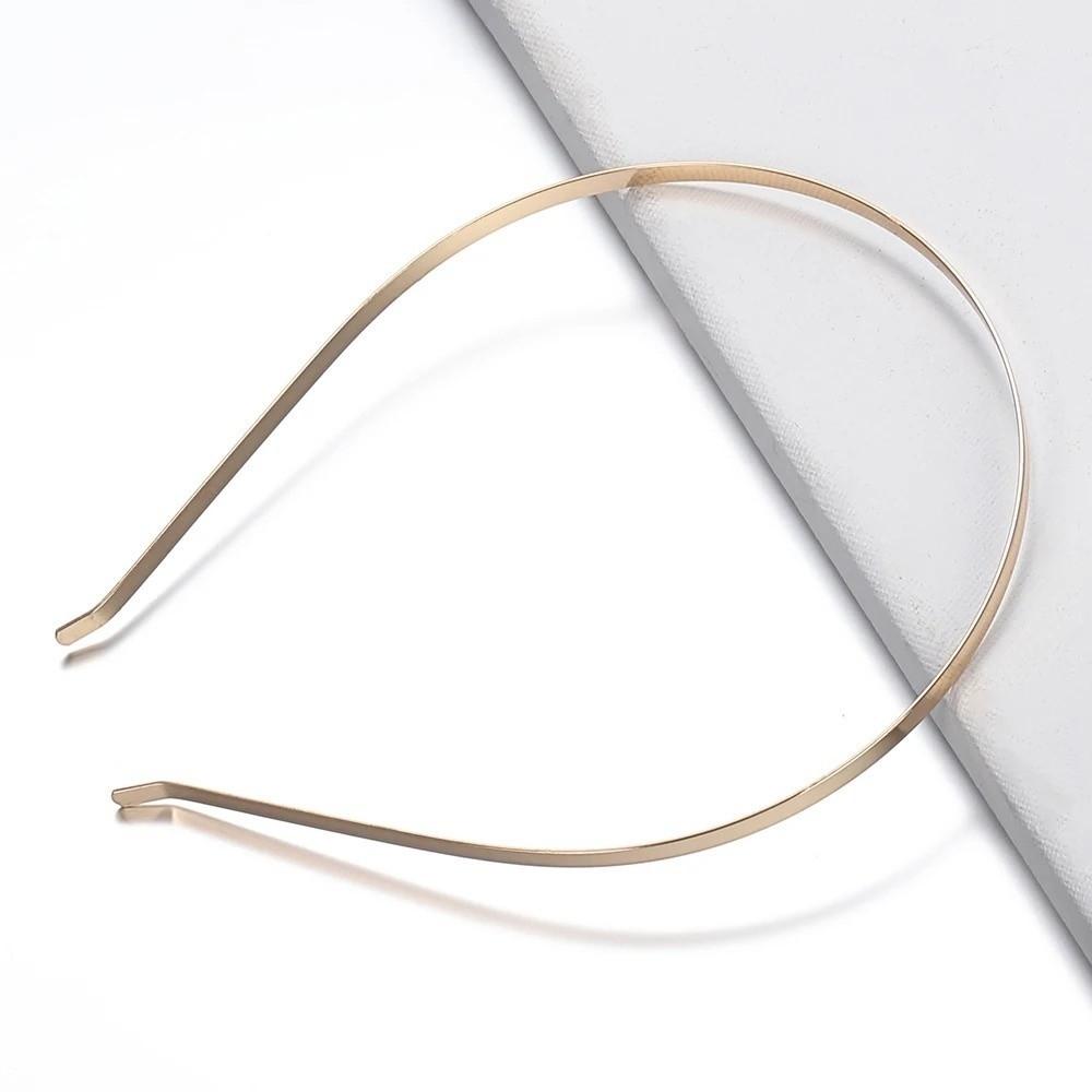 10pcs/set Metal Head Band Hairwear Simple Design Making Headwear Accessories  Craft Supplies