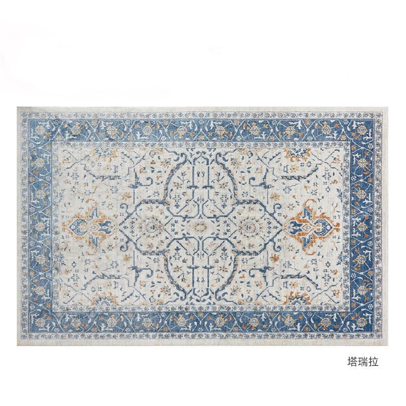 Europe American Persia Style Retro Carpet Living Room Sofa Bedroom Study Kitchen Entrance Rug Non-slip Light Luxury Decor Mat