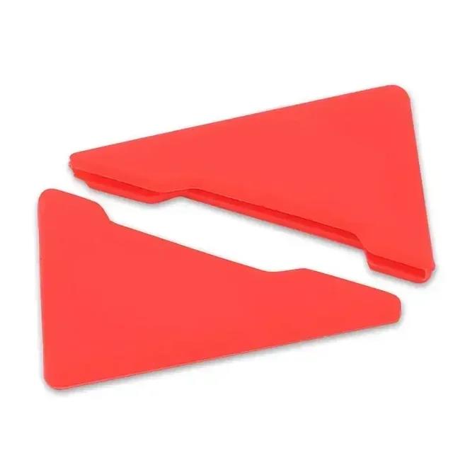 4Pcs Car Crash Strip Silicone Door Anti-collision Veneer Protective Sleeve Decorative Anti-collision and Anti-scratch Sticker Interior Mirrors 6