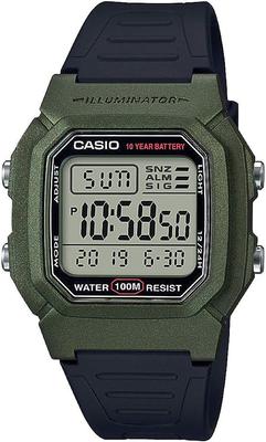 Se Standard Digital Genuine BOX Grønn Metallic Oversjøisk modell [Casio] W-800HM-3AV Herre [Artikel]