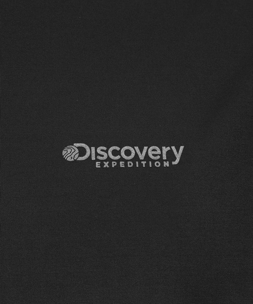 DISCOVERY EXPEDITION Men'S Mock Neck Long Sleeve T-Shirt (Black)