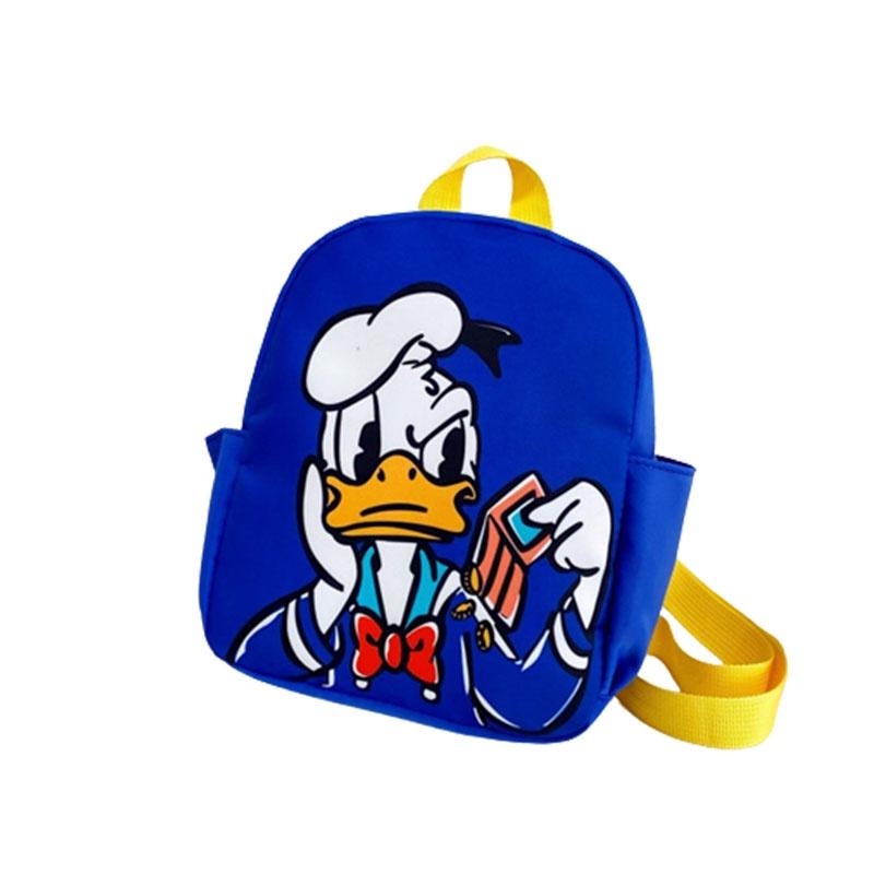 Cute Cartoon Print Nylon Children's Backpack For Boys And Girls Lightweight And Theft-proof