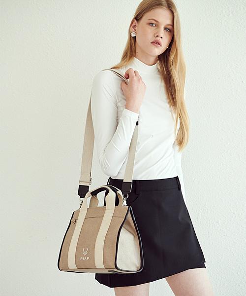 Piap Chablis Canvas Tote Bag Ivory