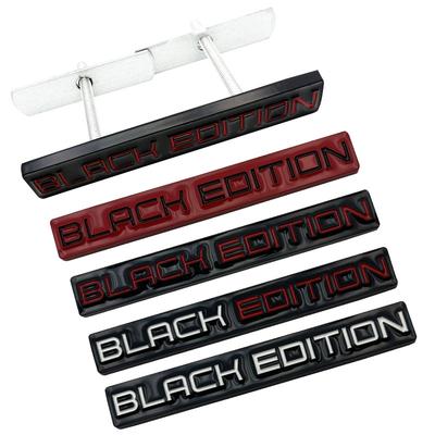 Metal 3D Car Styling Black Edition Emblem Rear Trunk Badge Fender Sticker Body Decal Head Grill Badge Chrome Car Accessories