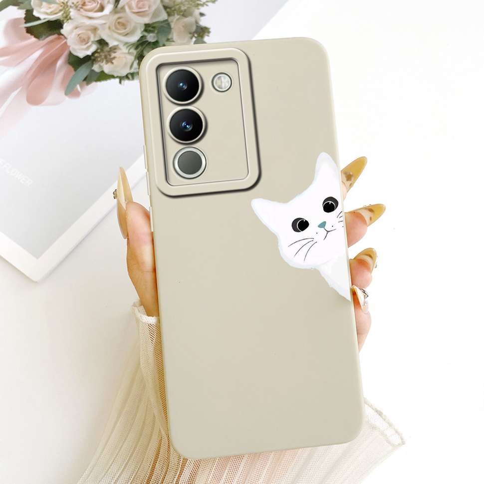 Für vivo Y200 5G Hülle Beliebtes Süßes Design Silikon Rückseite Für Vivo y200 Y 200 5G Handy Schutzhüllen Stoßfänger