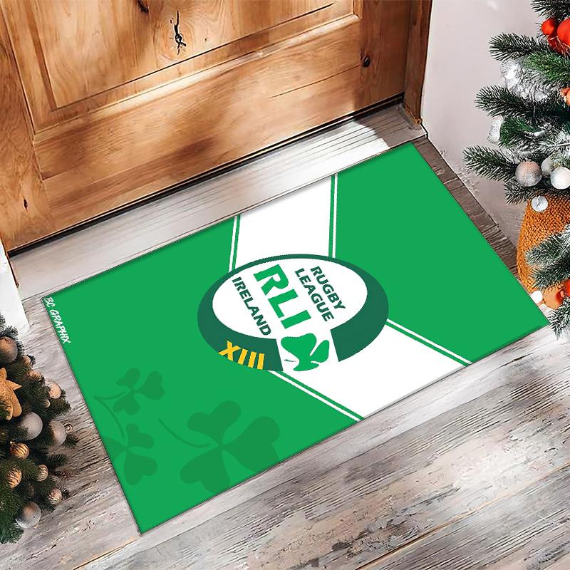 Ireland Rugby Crystal Velvet Carpet Soft Anti?Slip Floor Mat Comfortable Home Living Room Bedroom Decor Rug
