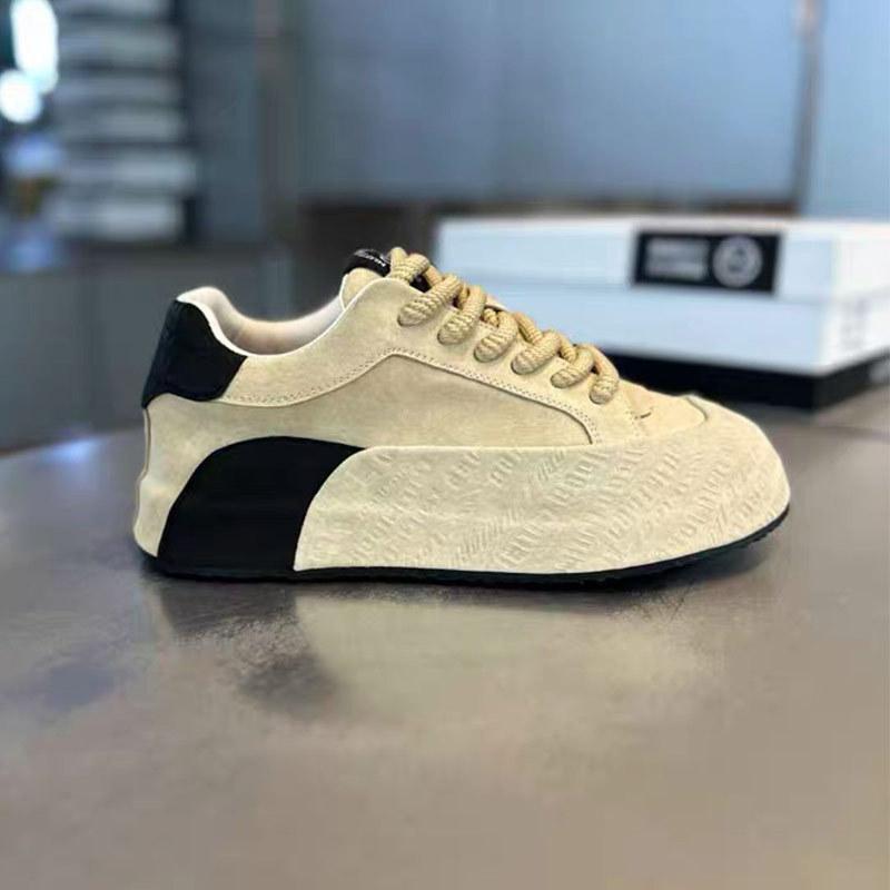 Autumn and Winter New Anti-leather Velvet Board Shoes Lace-up Low-top Casual Transport Ysd