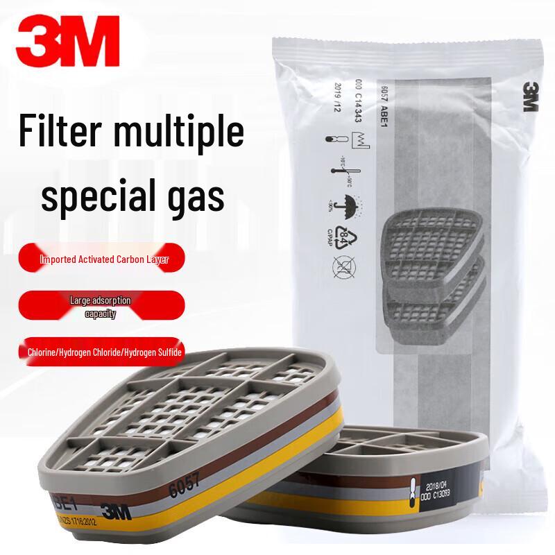 3M 6057 Organic Vapor/Acid Gas Respirator Cartridges