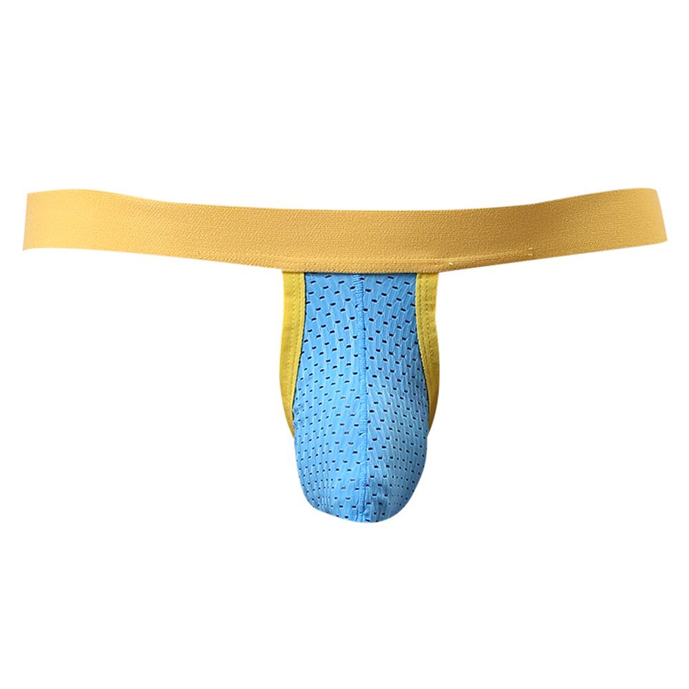 Western Cool Style Men Convex Breathable Low Rise Sexy Mesh U Underwear Jock Straps Briefs Thong