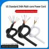 2464-26AWG Multi-core Sheathed Power Cord, Flexible Signal Control Wire (2 to 8 Cores)