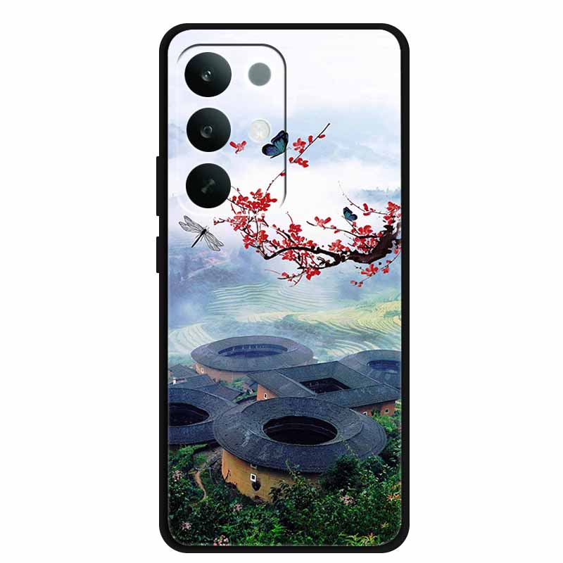 3D Dragon Case For OPPO Realme C85 4G 15X 5G Relief Coque Bumper Silicone Soft Phone Cover C 85 15 X Embossed Blossoms Funda