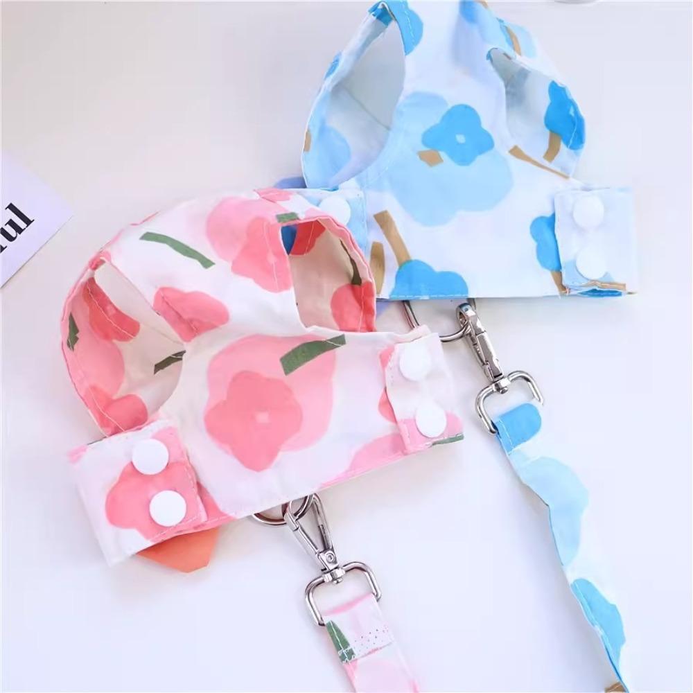 Adjustable Dog Leash Vest Lightweight Breathable Puppy Chest Strap Comfortable with Leash Dog Harness Vest Poodle