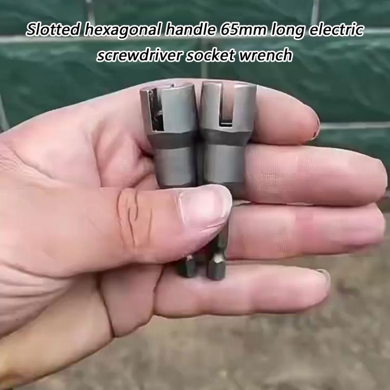 Butterfly Bolt Socket Wrench 1/4inch 6.35mm Hex Shank Socket Adapter Nut Electric Screwdriver Hand Tool