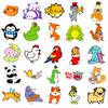 50 Cute Animal Stickers Hand Painted Graffiti Stickers Decorative Guitar Notebook Luggage Diy Waterproof