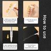 3Pcs/Set High-gloss Gold Silver White Painting Graffiti Pens Waterproof Ink Water-based Acrylic Markers