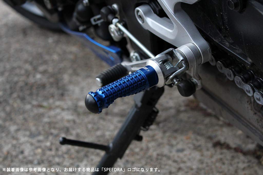 SSK Machined Aluminum Step Standard Type for Rider Mounting Part Color: Black, Step Bar Color: Gold